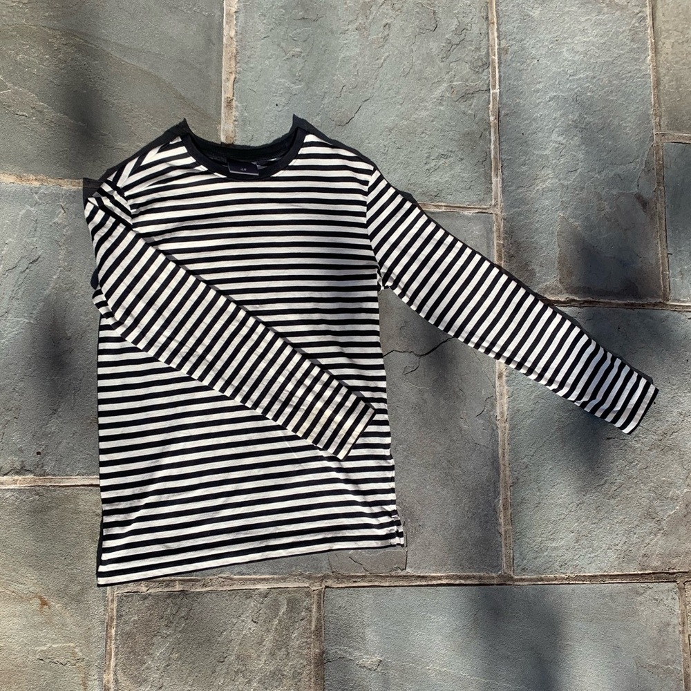 H&M Small Long Sleeve Striped Tee